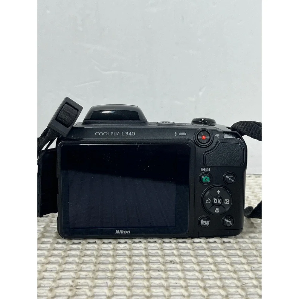 Nikon Coolpix L340 DigitalCamera Optical Zoom‎ Black-NOT WORKING-parts only